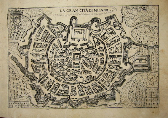 Bertelli Pietro (1571-1621) La gran cità  di Milano 1629 Padova